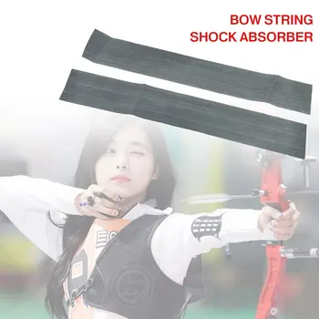 

Bow String Stabilizer Soft Black Rubber Arrow DIY Archery Field Cat Whisker Shock Absorption Outdoor Sports Bowstring Shooting