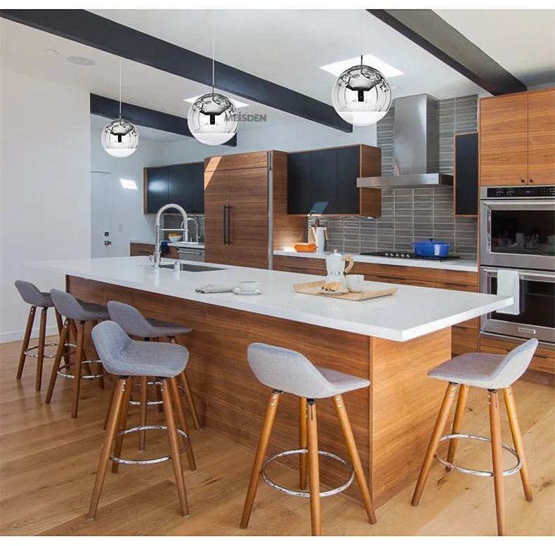 Pingente de Globo de Vidro Lâmpada de Prata Sala de Jantar Sala de Estar Decoração de Casa Cor do Ouro para a Sala Nórdico Moderno da de Jantar Luz da Cozinha Iluminação da E27 5 nordic modern