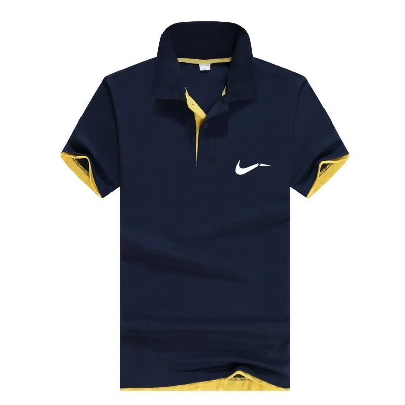 New men's polo shirts high-quality cotton short-sleeved shirts breathable solid polo shirts summer casual business men's wear New men's polo shirts high-quality cotton short-sleeved shirts breathable solid polo shirts summer casual business men's wear