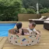 Folding Portable Children Ocean Ball Dry Pool Baby Bathe Home Fence Pit Toy Indoor Bubble Kid Game Playground Playpen 120cm 1