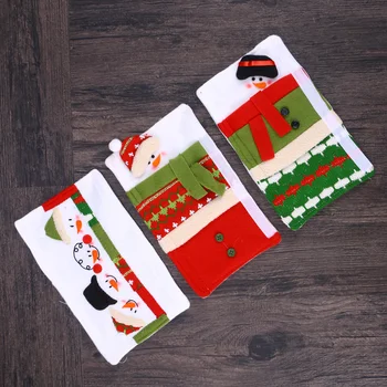 

3 Pcs Refrigerator Door Handle Fabric Washable Christmas Kitchen Appliance Decals for Dishwasher Fridge