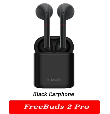 Huawe Freebuds 2 Pro Draadloze Hoofdtelefoon Hi-Fi водонепроницаемый IP54 кран контроллер Draadloze отправка Bluetooth 5,0 - Цвет: Черный