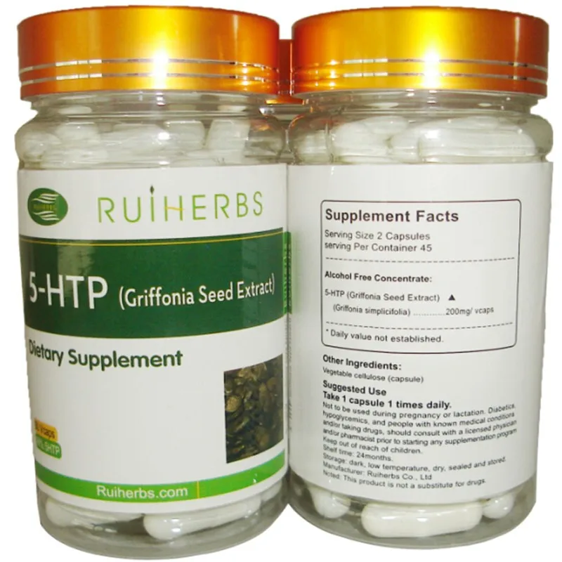 

(3Bottle=270pcs ), 5-HTP CapsuleSupports Appetite Suppression, Mood, and Sleep,