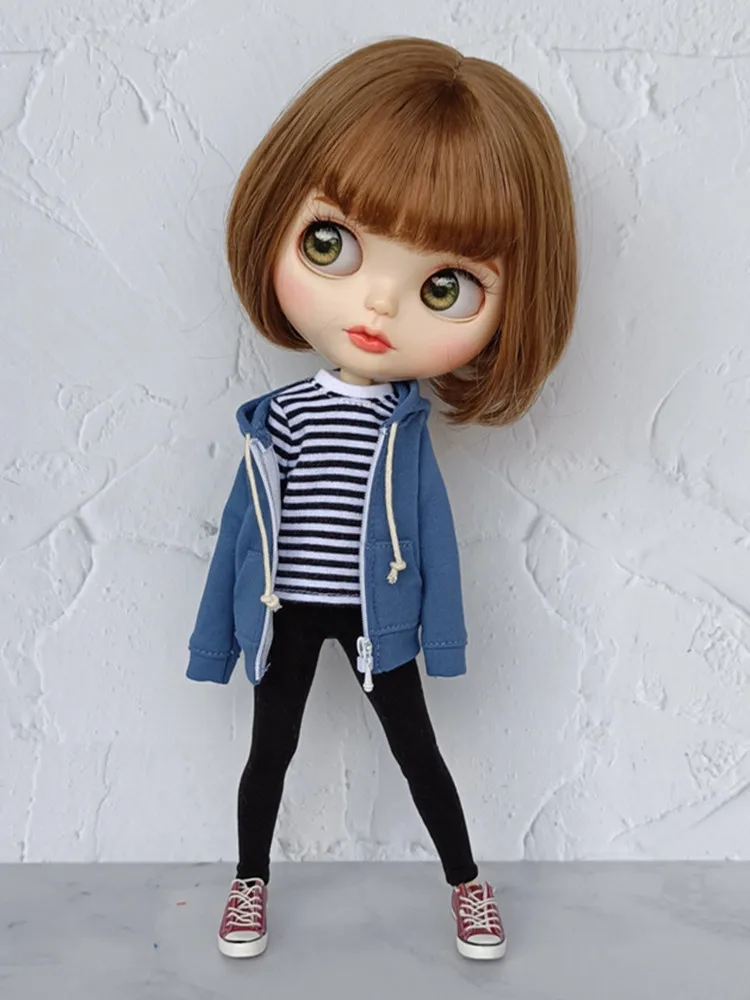 Куртка с капюшоном Blyth кукольный кардиган 1/6 Одежда для кукол (подходит ICY BJD Azone Ob24
