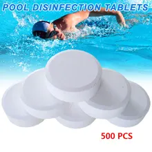 500Pcs Chlorine Tablets Multifunction Instant Disinfection for Swimming Pool Tub Spa Swimming pool water purification Wholesale