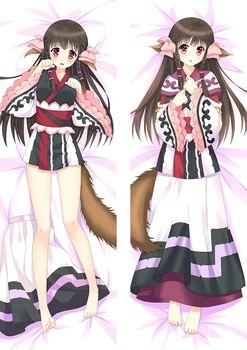 

2020 Update Japanese Anime Dakimakura Body Pillow Case Sexy Girl Utawarerumono Hugging Body Pillow Cover Case