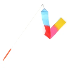 4 м танцевальная лента для гимнастики Ритмическая художественная гимнастика балетный стример крученый стержень популярный J6PF