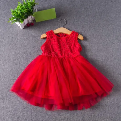 ZSIIBO/платье для девочек Модное детское кружевное платье в европейском и американском стиле детское платье принцессы детская одежда WGTQ139