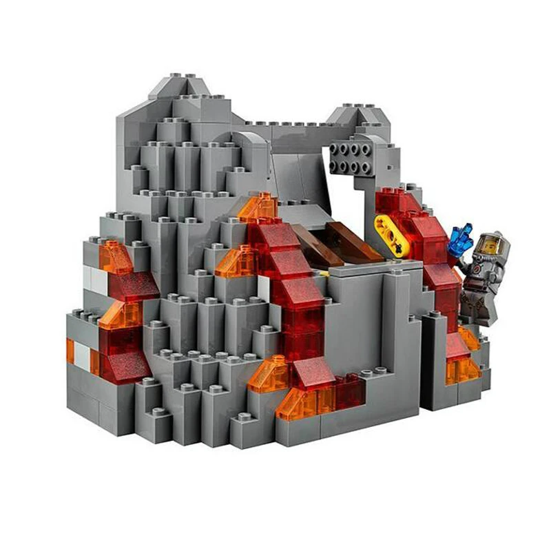  10642 1325pcs City Volcano Heavy-lift Helicopter Building Block model Bricks Toys Gift For Compatib
