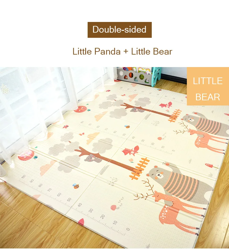 XPE Folding Children's Mat  Developing Crawling Baby Toys Carpet Climbing Game Floor Mat for Children Kids Rug