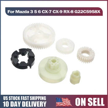 

6pcs/lot Car Power Window Regulator Motor Gear Replacement Parts For Mazda 3 5 6 CX-7 CX-9 RX-8 G22C5958X