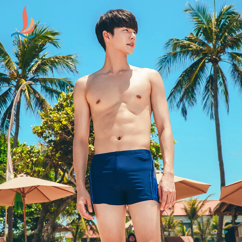

Manufacturers Direct Selling Sanqi Swimming Trunks Boxer Bubble Hot Spring Loose-Fit Fashion Models Low-Rise Racing Swimming Sho