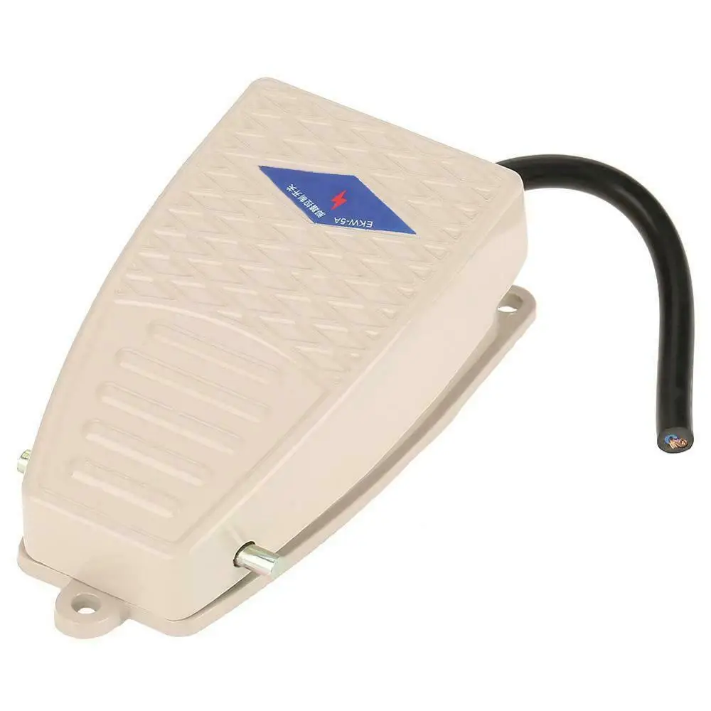 

EKW-5A-B Foot switch EKW5A-B foot switch foot switch pedal aluminum alloy pedal switch belt EKW5A-B