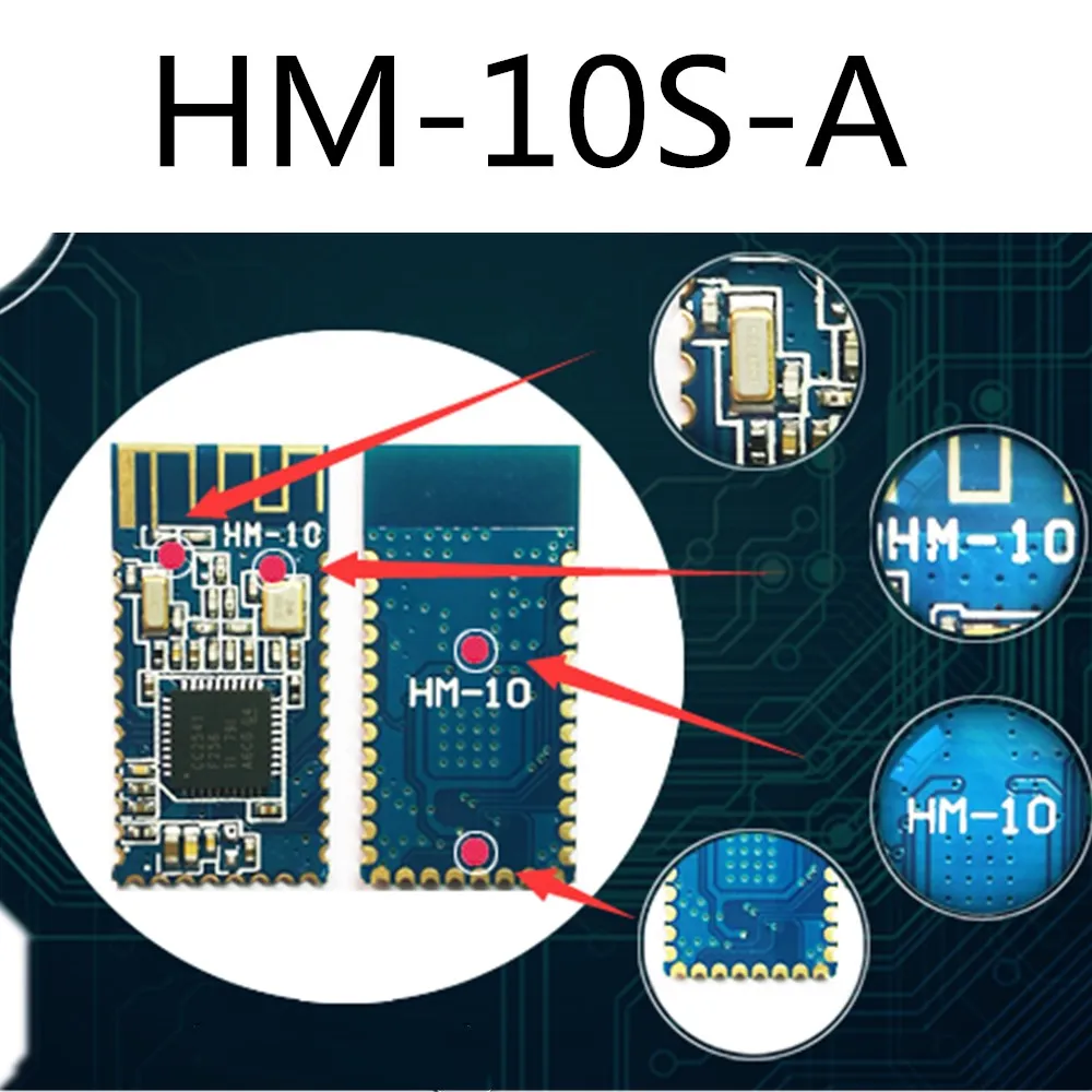 Bluetooth module 4.0 ble wireless serial port iBeacon HM-10 CC2541F256 communication HM-10S-A/HM-10S-B | Электроника