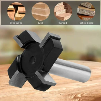 

Carpenter Router Bits Grooving Slotting Tool Parts Shank Carbide Portable