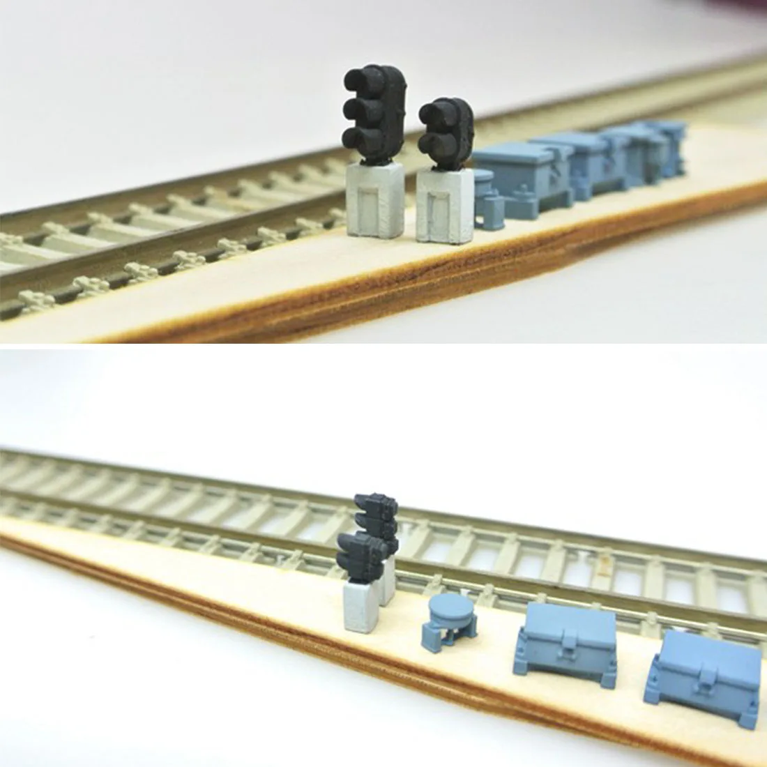 Распродажа 3 шт. 1:87 HO Scale светильник для сигнала железной дороги модель