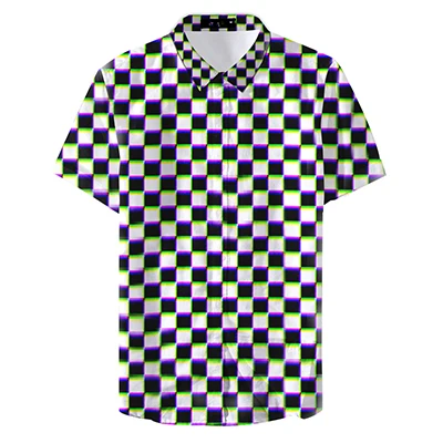 Style1 Camisas Casuais Estampada Preta одежда с принтом мужская повседневная рубашка - Цвет: Style1