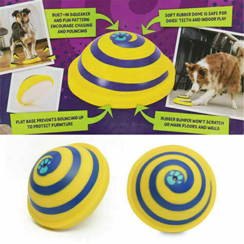 Мягкая и безопасная домашняя игровая игрушка Woof Glider для собак Woof Glider пищащая игрушка для собак звучащий диск домашняя безопасная забавная игра все размеры для собак