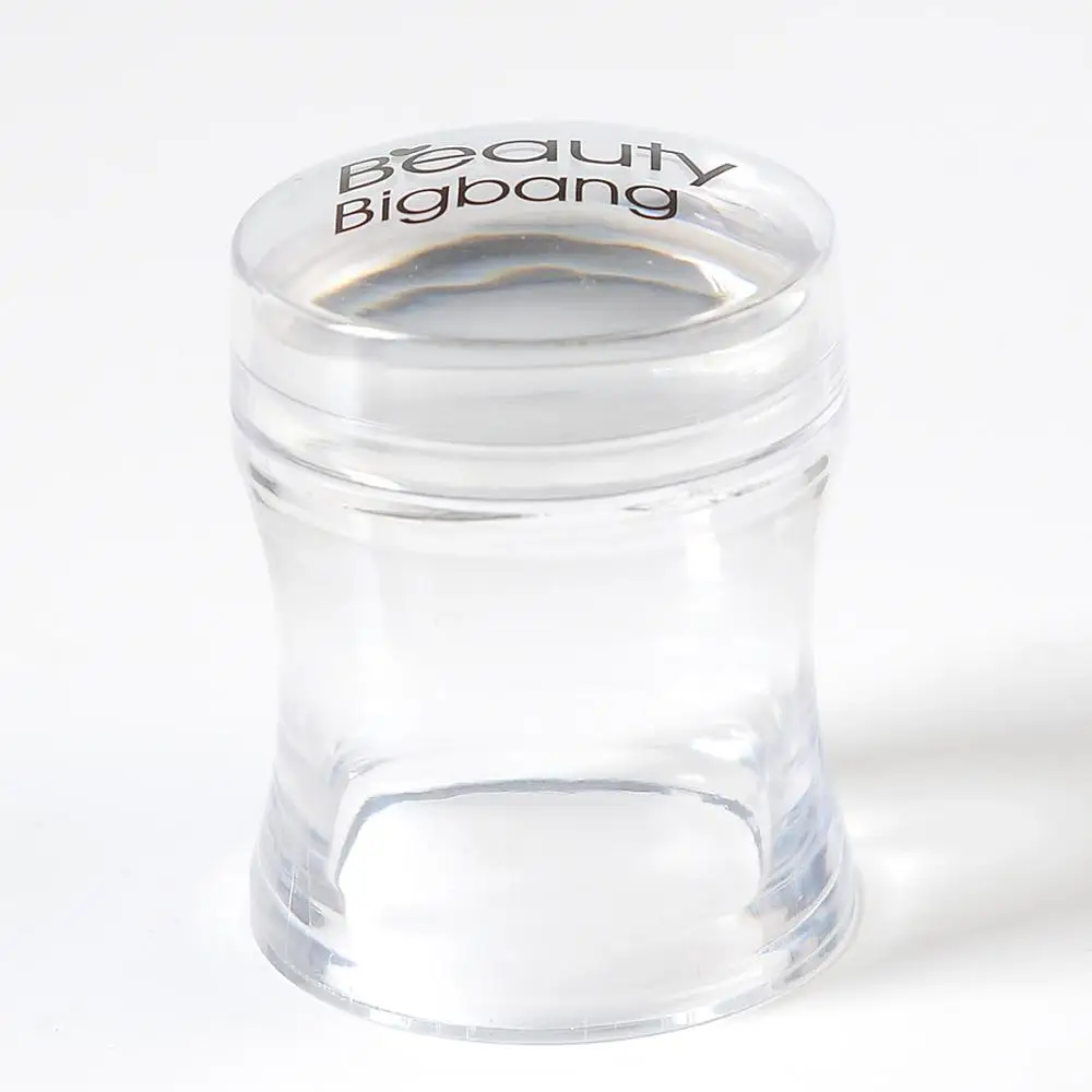 BeautyBigBang дизайн ногтей штамп пластиковая Силиконовая ручка желе ногтей штамп маникюрные инструменты аксессуары для ногтей печать лака - Цвет: TR