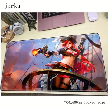 

miss fortune mousepad gamer 700x400X3MM gaming mouse pad large Personality notebook pc accessories laptop padmouse ergonomic mat