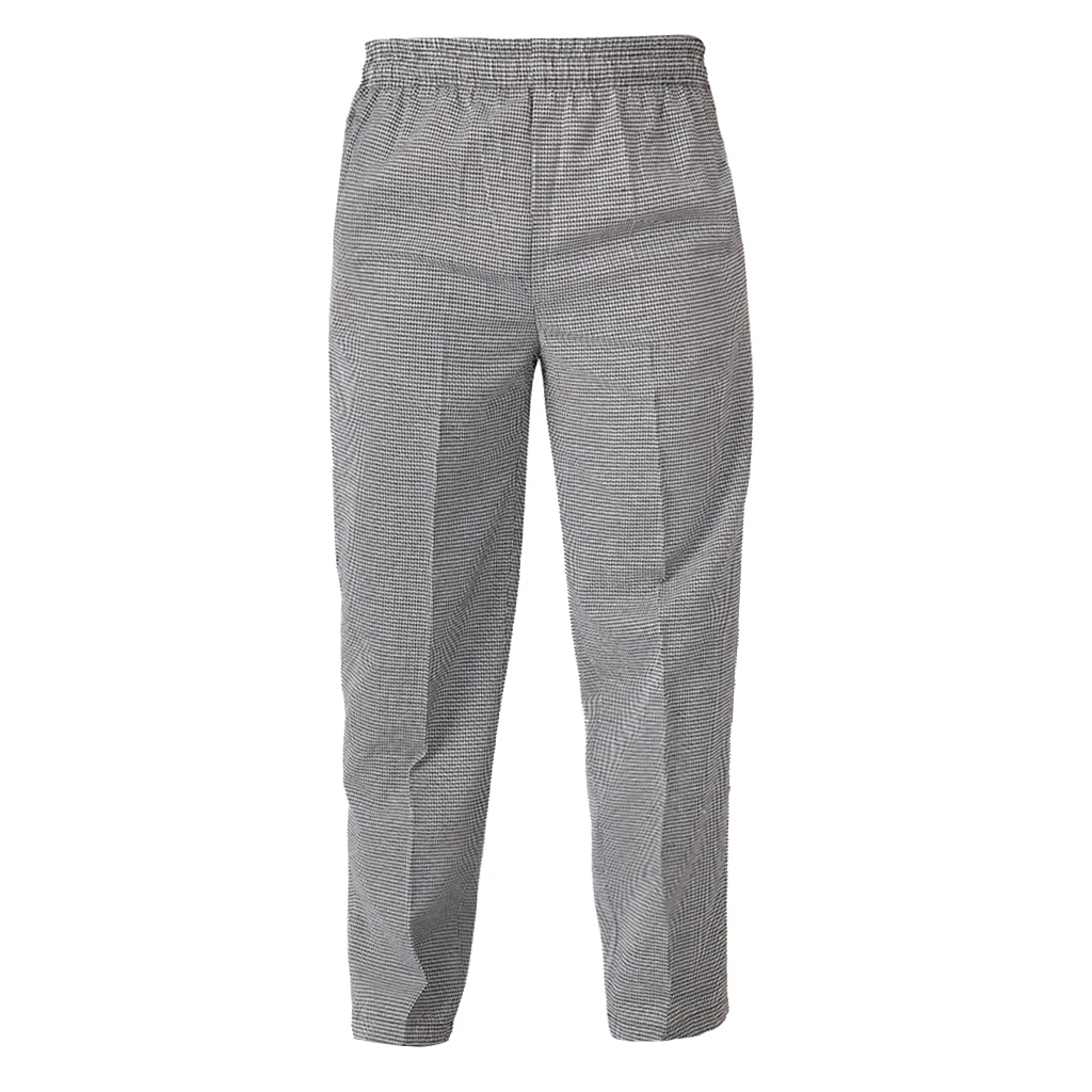 Plaid XL Модный ресторанный отель официант кафе пекарь шеф-повара брюки униформа, унисекс, смесь хлопка, удобные, 4 модели 5 размеров - Цвет: Plaid XL