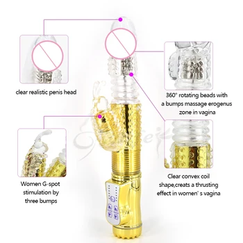 6 Speed G spot Realistic Dildo Vibrators Female Masturbator Clitoral stimulator Erotic sex toys for Women Intimate Sex toys 6