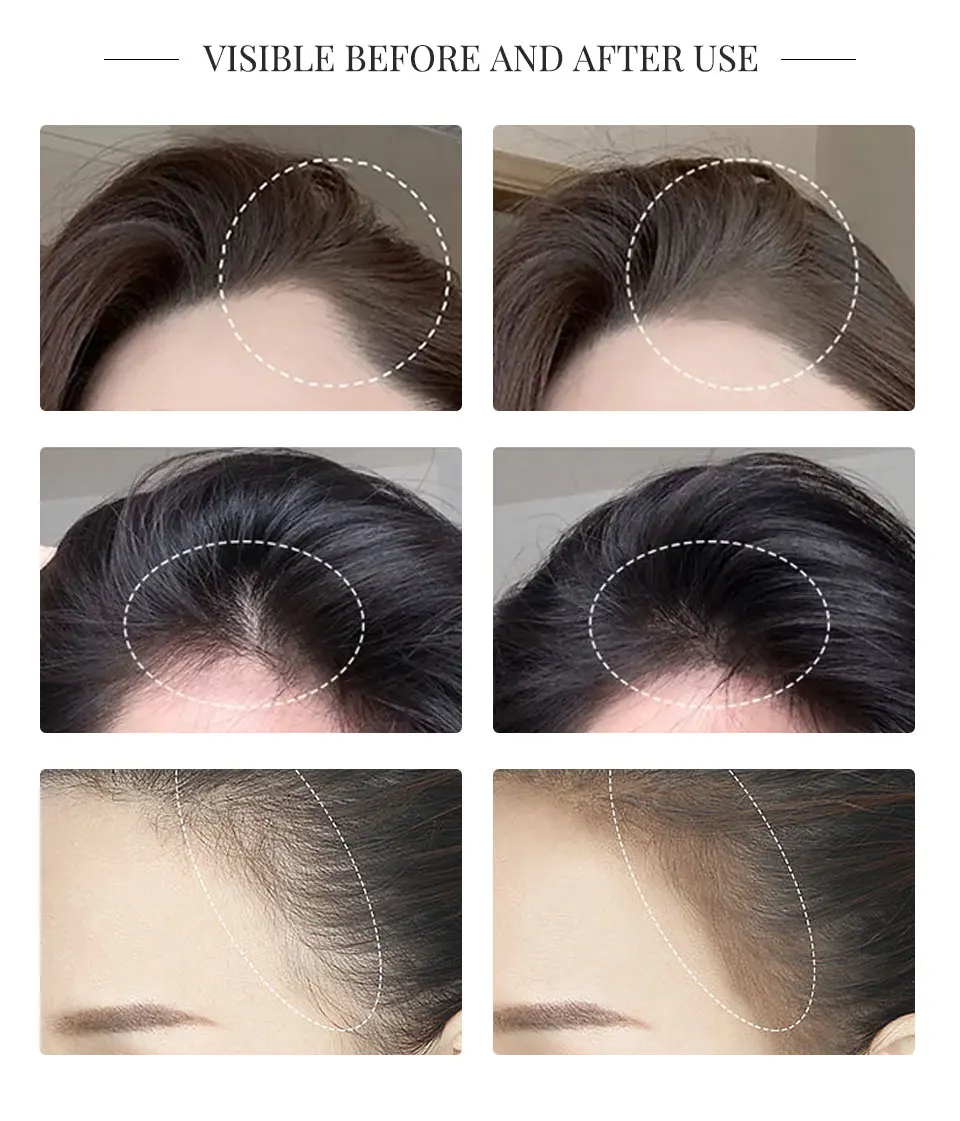Sevich Hair Root Cover-Up Pen 3 Colors Hairline Contour Powder Waterproof Hair Shadow Powder With Puff For Edge Control Makeup