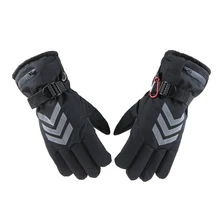 Мотоциклетные водонепроницаемые перчатки с подогревом зимние электрические уличные теплые лыжные мягкие светоотражающие походные на батарейках тепловые Походные