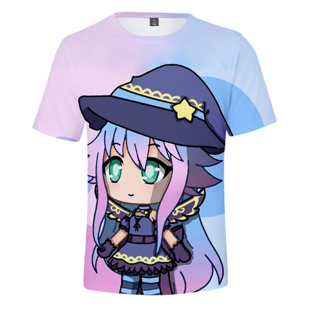 Gacha Life Casual Camiseta extragrande do jogo, Blusas femininas Harajuku  Vintage, Super Krew, Slime feminino roupas - AliExpress