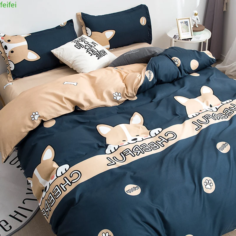 Duvet Cover One-Piece Student Dormitory Single Double | Дом и сад
