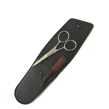 

1 Set Beard Grooming Kit Portable Durable Safe Mustache Scissors Beard Scissors Eyebrow Trimmer for Men Male