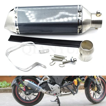 

Universal 38-51mm Modified Motorcycle Exhaust Pipe escape Muffler For HONDA F2,F3,F4,F4i F5 CBR650F/CB650F CB599 CB600 CBF1000