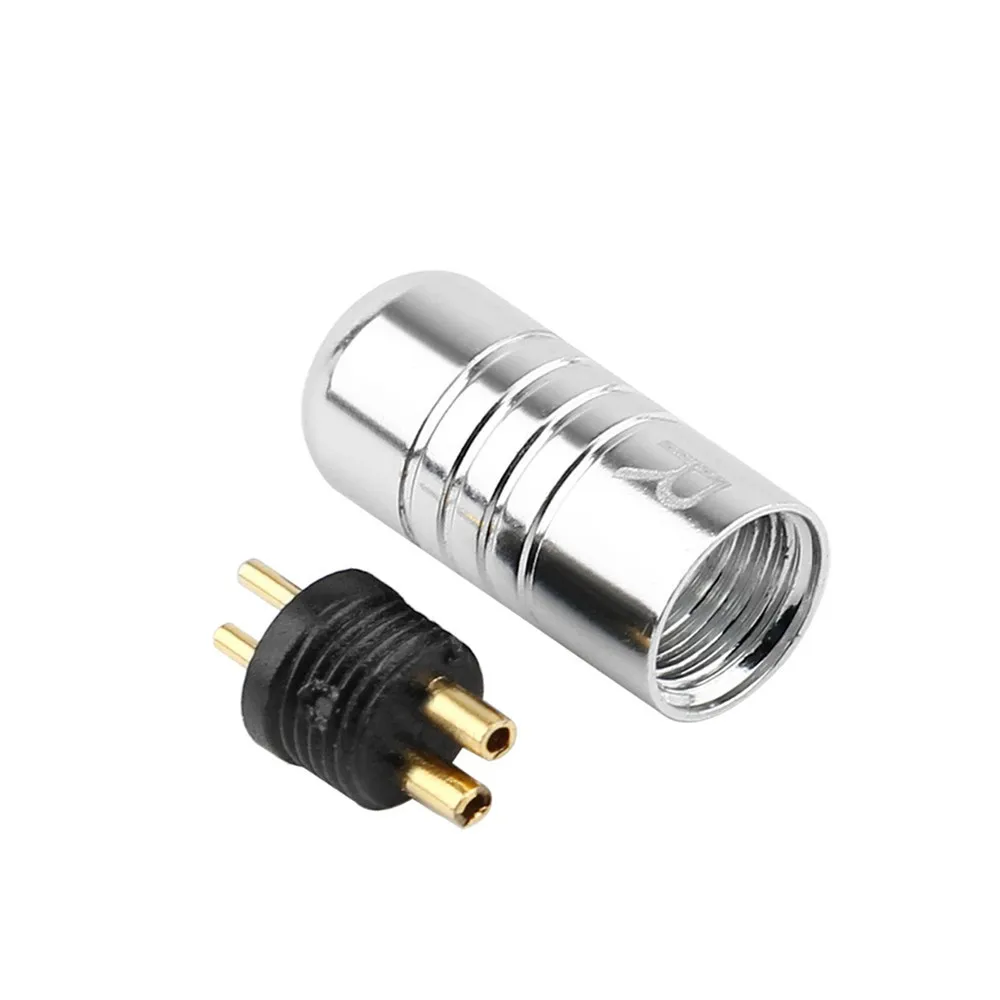 0 78mm Male Jack Earphone Pin For JH JH16 JH11 HIFI Headset Audio Adapter Black Silver Headphone Minijack Connector
