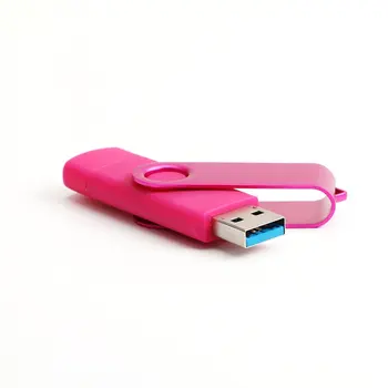 

2 in 1 OTG USB Flash Drive 256GB USB 3.0 Memory Storage U Disk Candy Color memory card