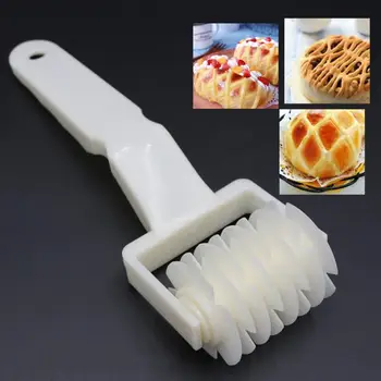 

Dough Bread Cookies Pie Cake Lattice Pastry Cutter Roller Kitchen Craft Tool
