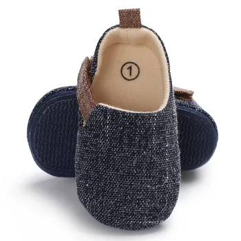 

Infant Shoes Spring Autumn Baby Boy Solid Shoes Non-slip Breathable Toddler Hook Loop First Walkers forborn*
