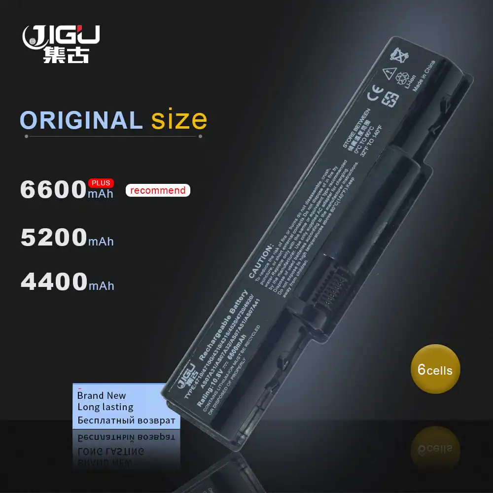 JIGU Laptop Battery For Acer Aspire 4315 4320 4330 4332 4336 4520 4520G 4530 4535 4535G 4710 4710G 4715Z 4720 4720Z 4720G 4730|battery for acer