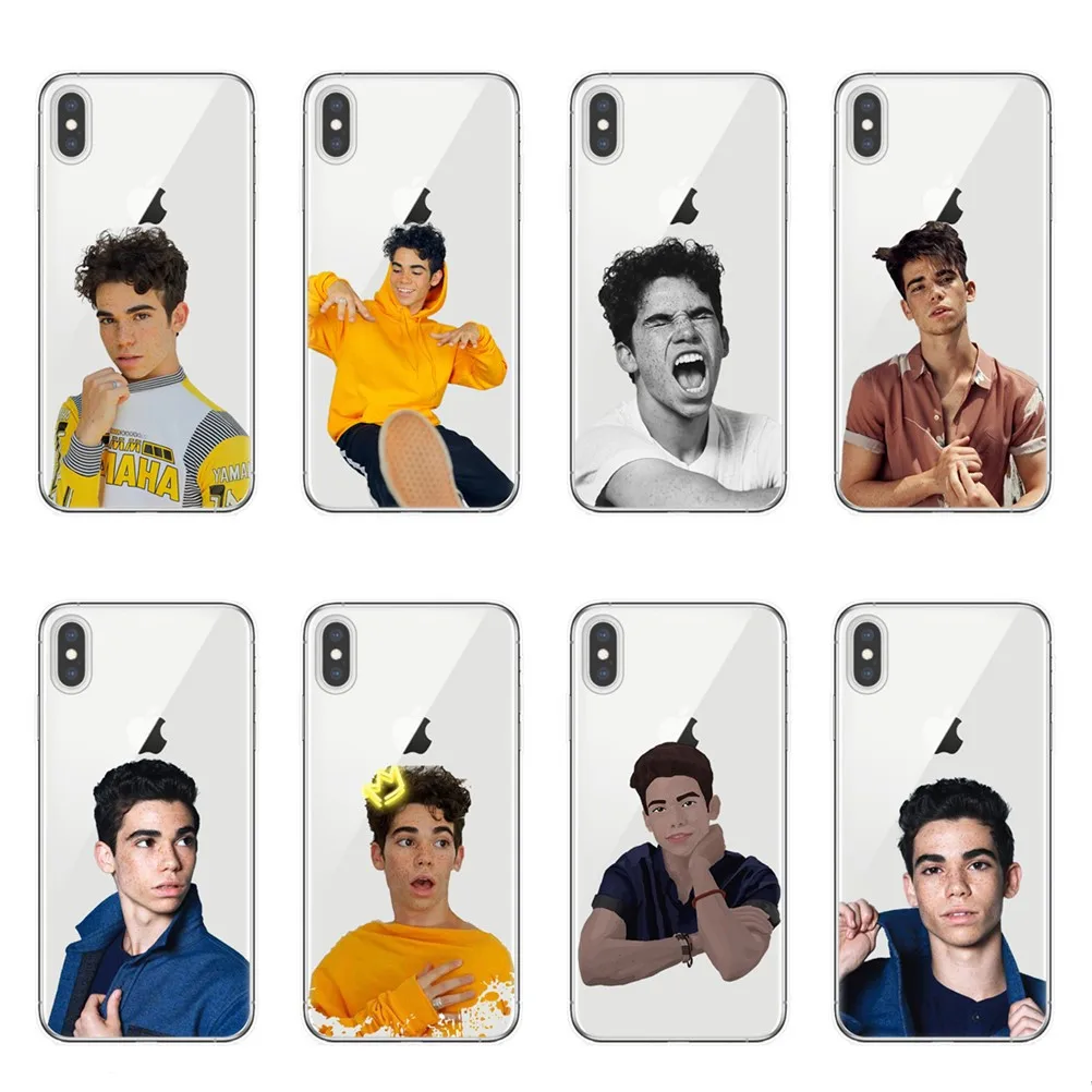 

Clear Soft Silicone Descendants3 Cameron Boyce Phone Case For iPhone 5S SE 6 S 7 8 Plus X Xs Max Xr Grown Ups 2 Covers Fundas