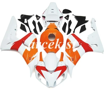 

Injection Mold New ABS Motorcycle Fairings kit Fit for CBR1000RR 06 07 CBR 1000RR CBR1000 2006 2007 body set orange white