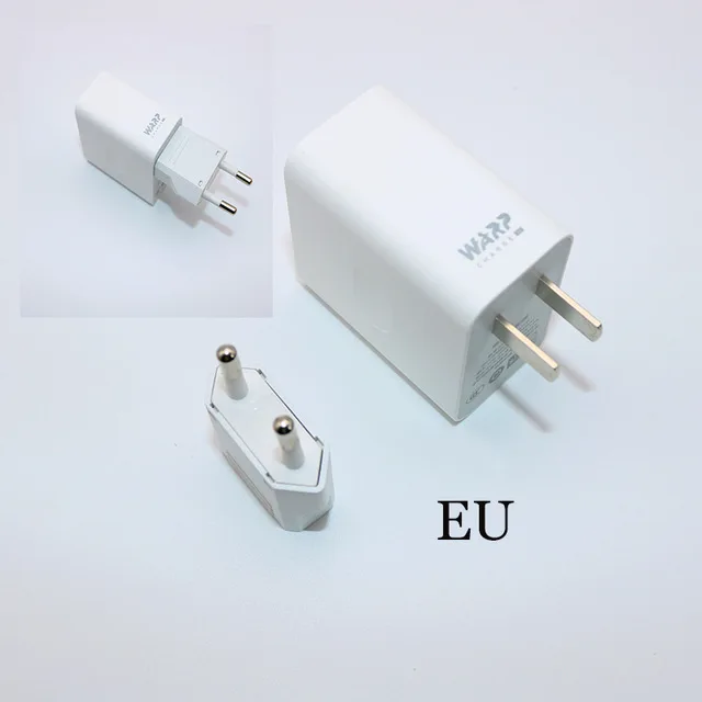 OnePlus Warp Charge 5V6A адаптер питания Warp 30 Вт ЕС зарядное устройство ЕС США зарядное устройство кабель Быстрая зарядка 30 Вт для OnePlus 7 7T Pro
