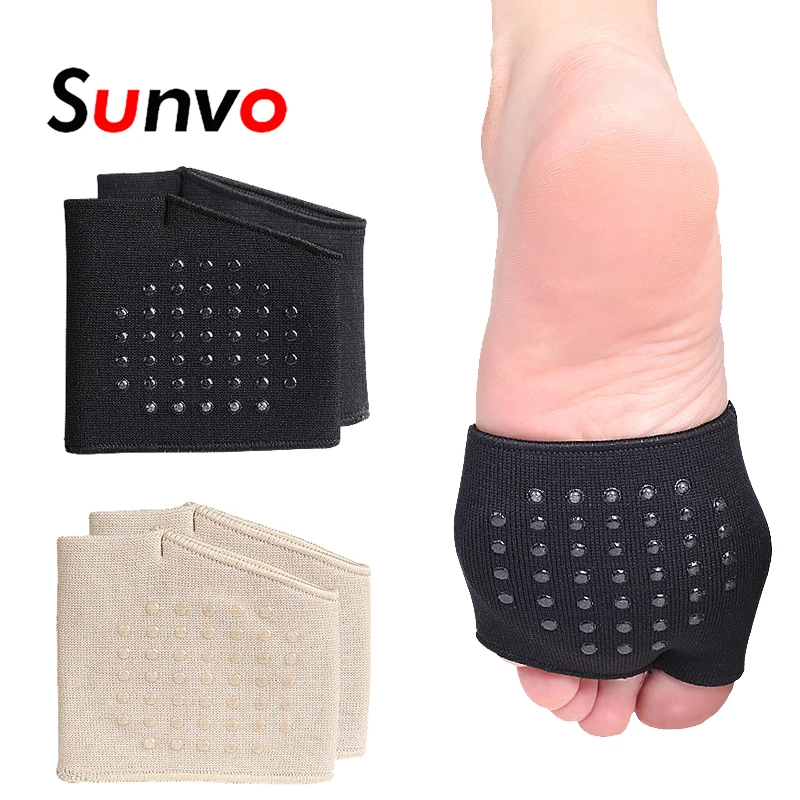 Silicone Sleeve Pad for Thumb Valgus Sock Half Toe Bunion Sole Forefoot Gel Cushion Pain Relief