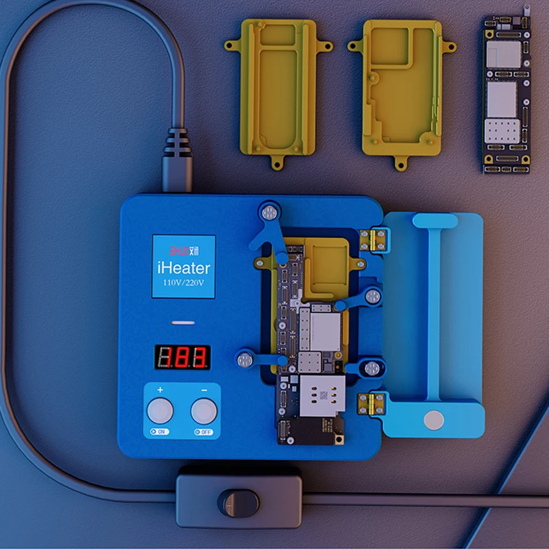 AIXUN 110/220V телефонное доска с двумя слоями предварительного нагрева пресс-форм паяльная станция для iPhone 11 Pro X XS MAX материнская плата паяльной станции для ремонта