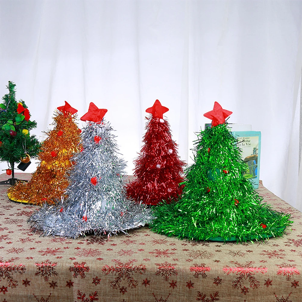 

Christmas Tree Hat Dress Costume Hat For Christmas Party Funny Christmas Hat Decorations For Home