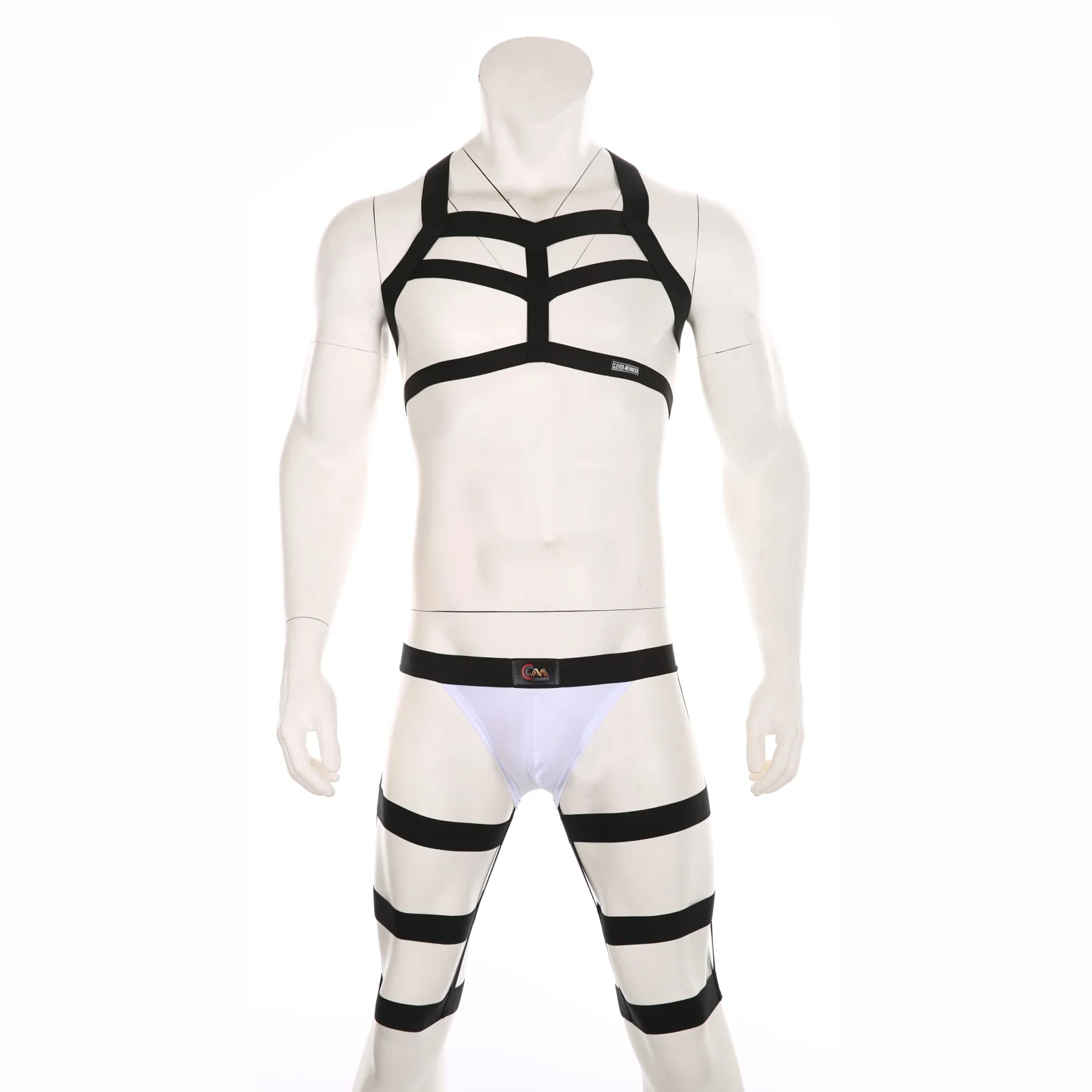 Cosplay&ware Men’s Sexy Harness Bodysuit Lingerie Hot Erotic Bondage Catsuit Sex Role Play Nightwear Chest Belt Underwear Set -Zentai shop online Hb16cd5a33cf94292afdde8e071d72c52V.jpg
