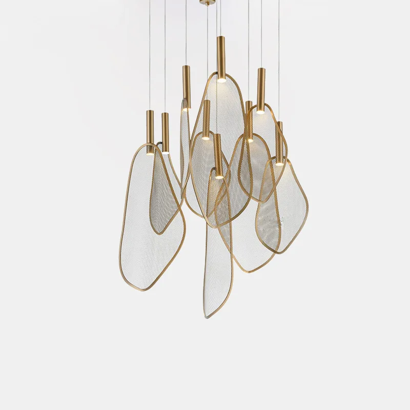 

Post modern simple chandelier designer light of wings