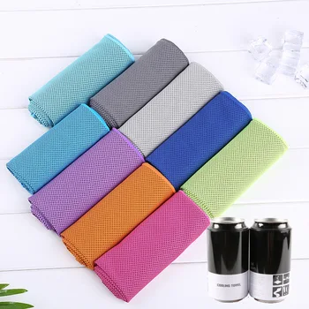 

Summer Hot Selling Apathetic Sports Towel Fitness Yoga Cold Towel Ice Cooling Towel Logo