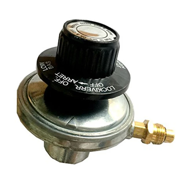 Mindig Alacsony Nyomású 1 Font Propán Állítható Szabályozó Kempingasztal Grillszabályozó M12X1,5 Férfi Adapter 0,7 Mm Fúvóka - Image 6