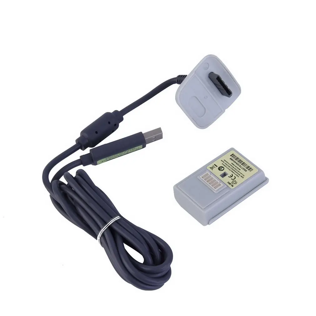 2 в 1 4800 мАч перезаряжаемый Ni MH аккумулятор комплект + USB кабель зарядное