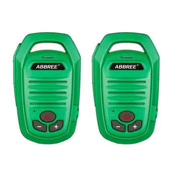 

2Pcs Abbree AR-639 Mini Walkie Talkie Radio handfree free license FRS GMRS VOX kid two Way Radio Transceiver Gift Comunicador