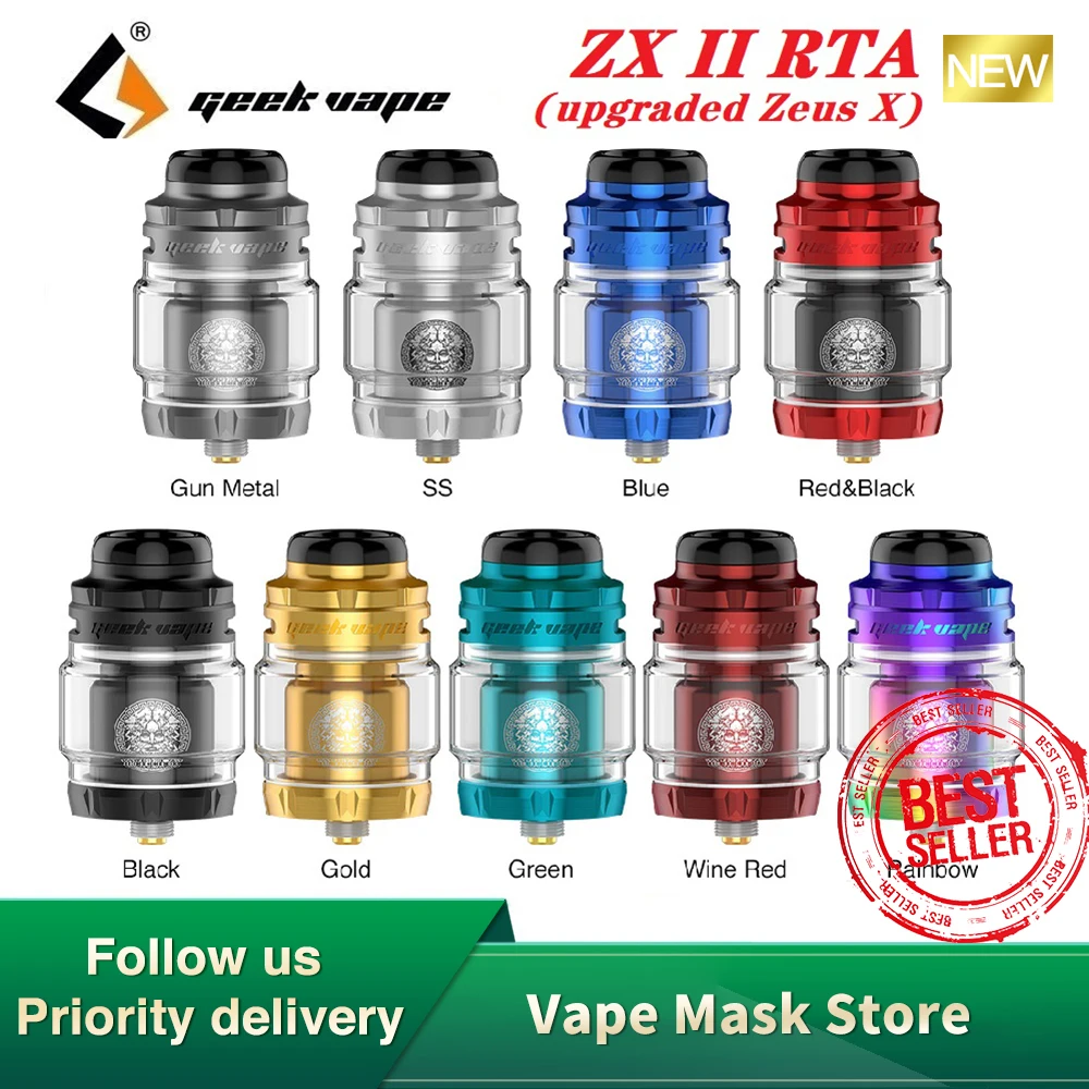 Оригинальный атомайзер GeekVape ZX II RTA 4 5 мл бесступенчатый сетчатый для электронной